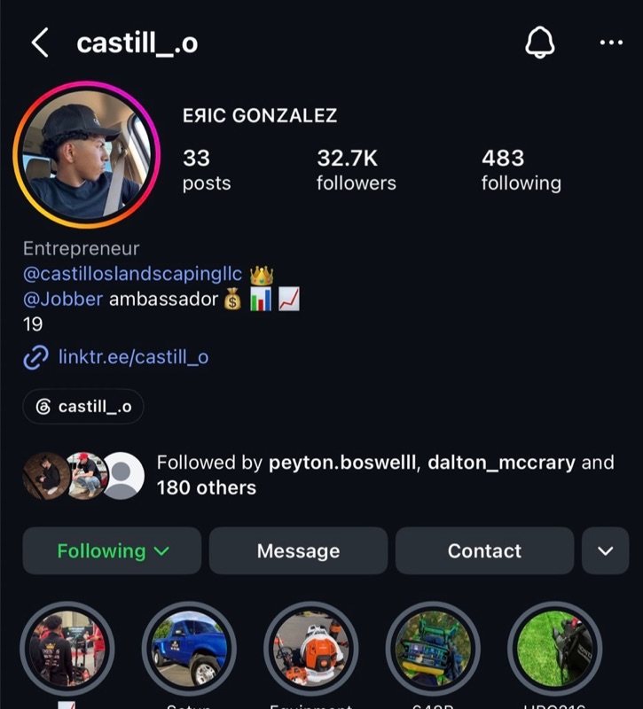Eric Castillo Instagram
