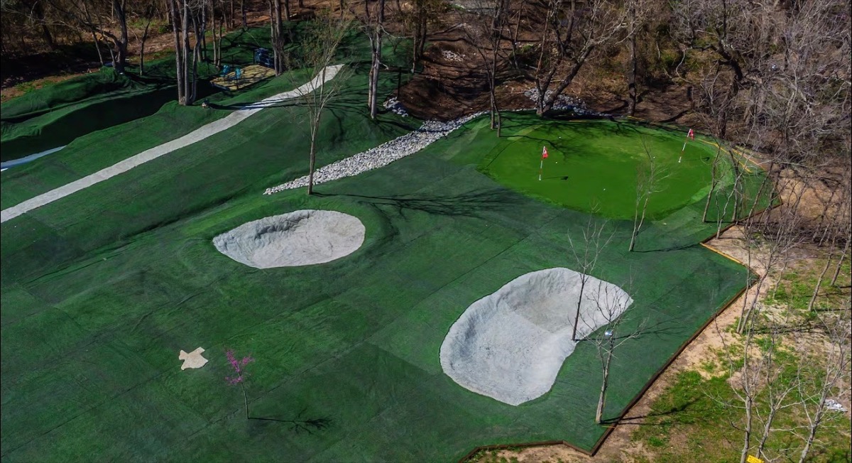 Golf course aerial